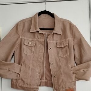 Guess Women's Tan Denim Jacket
